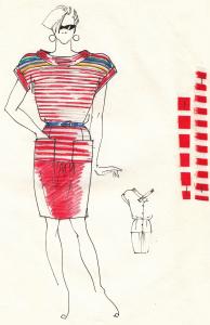1988, az IDEA Iparművészeti Vállalat meghívásos pályázata, "Cuba Moda", I. díj